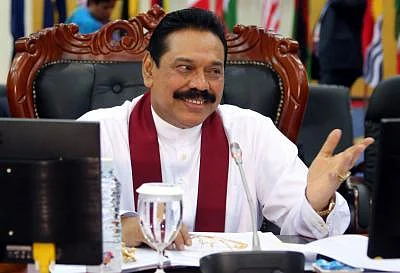 Mahinda Rajapaksa.