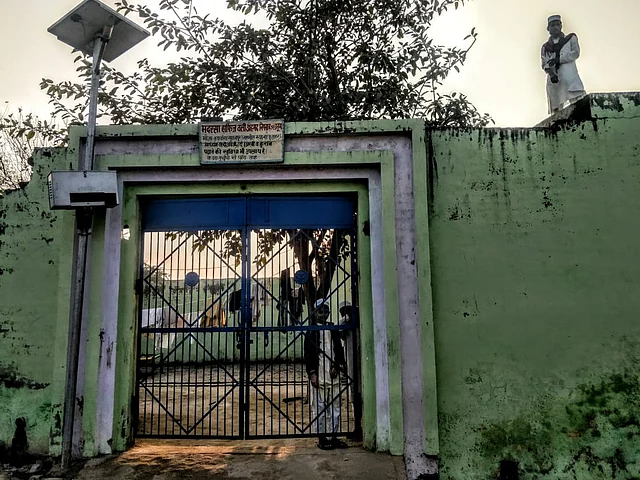 The Madrasa in Bulandshahr’s Nayabans village where young boys study Islamic literature.