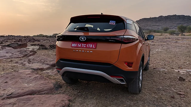 The Tata Harrier looks imposing from all angles. 