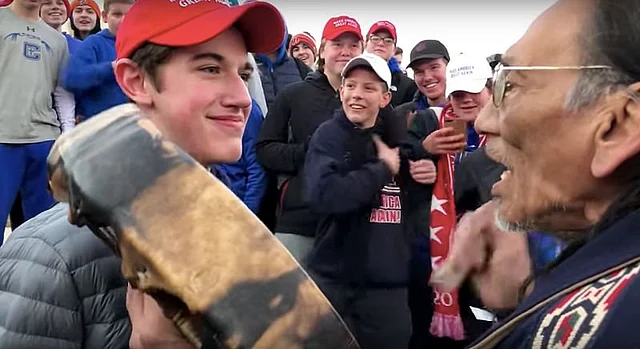 The standoff between Sandmann and Phillips.