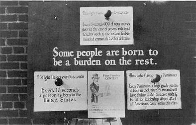 A eugenics propaganda poster.
