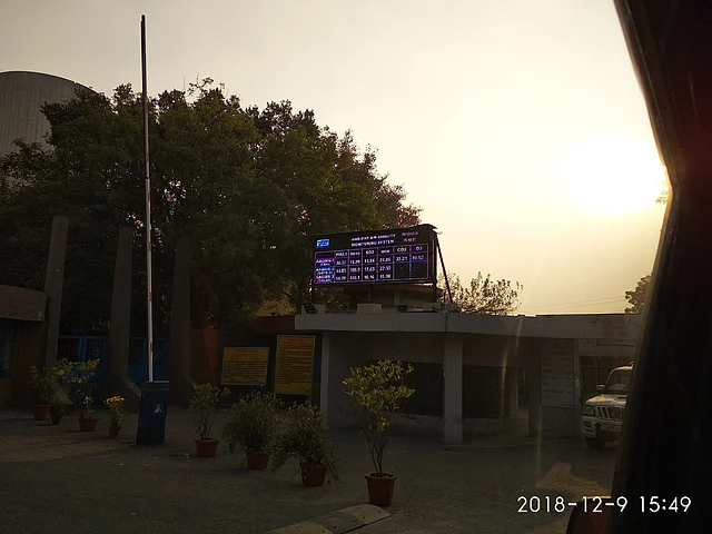 Dadri Thermal Power plant in Uttar Pradesh clicked on 9th December 2018. Shows PM2.5 levels very low .
