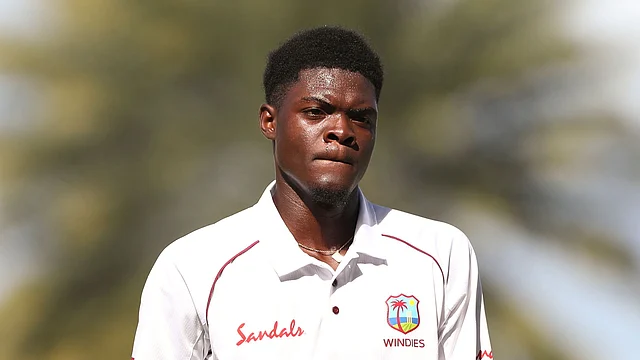 Alzarri Joseph was able to play just three matches for Mumbai Indians last year but claimed figures of 6/12 on debut.