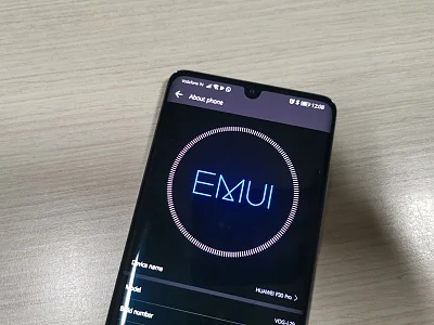 The phone is powered by Huawei