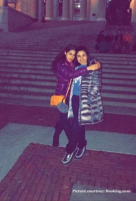 After wrapping up a schedule of "Love Aaj Kal 2", actress Sara Ali Khan is on a vacation in New York with her friends.