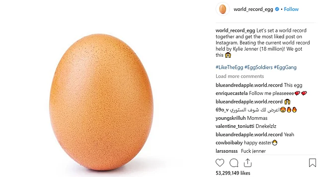 Instagram egg
