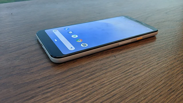 Pixel 3a XL has got a big chin at the bottom of the screen. 