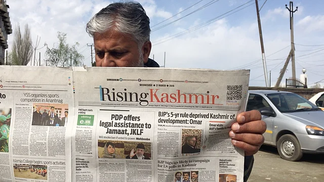 <i>Rising Kashmir </i>is one of the most popular English dailies in Jammu and Kashmir. 