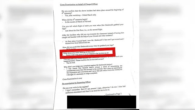 Names of the ICC members have been blacked out to protect privacy.