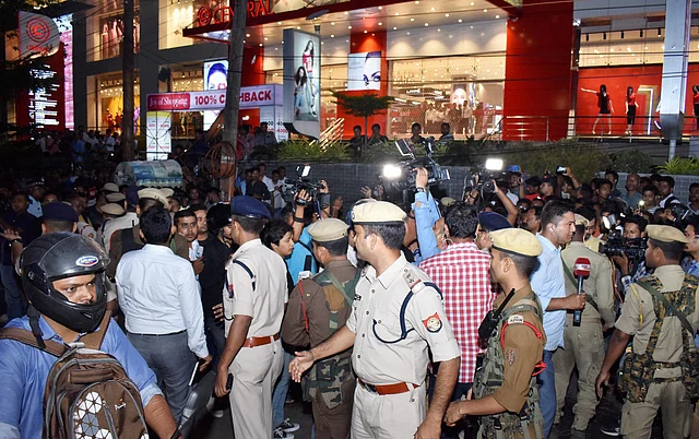 A grenade attack took place outside a mall on Zoo road in Guwahati on Wednesday evening.