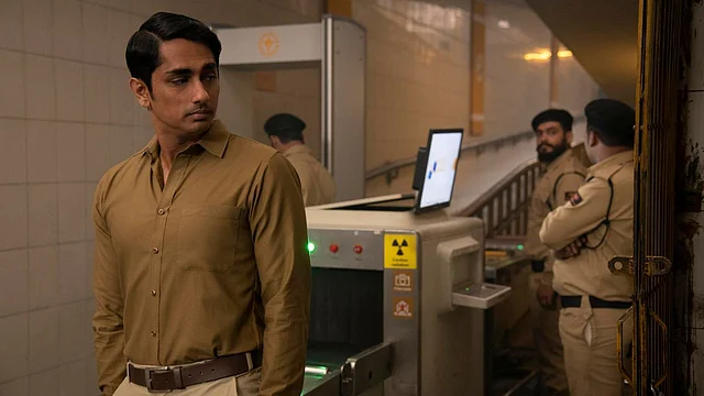Siddarth is spectacular as one of Aryavarta’s labour camp guards in <i>Leila. </i>