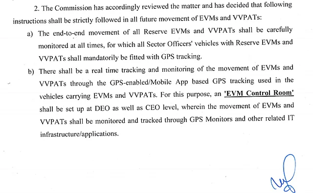 ECI letter (no. 51/8/INST/2019) to CEOs of all states on 5 February, 2019