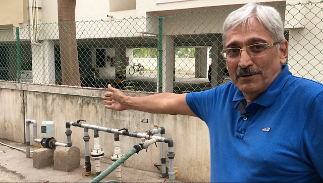 The Sewage Treatment Plant that recycles the water which is then used for toilets and watering plants.