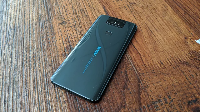 The back panel is a mix of glass and metal, which is slippery.