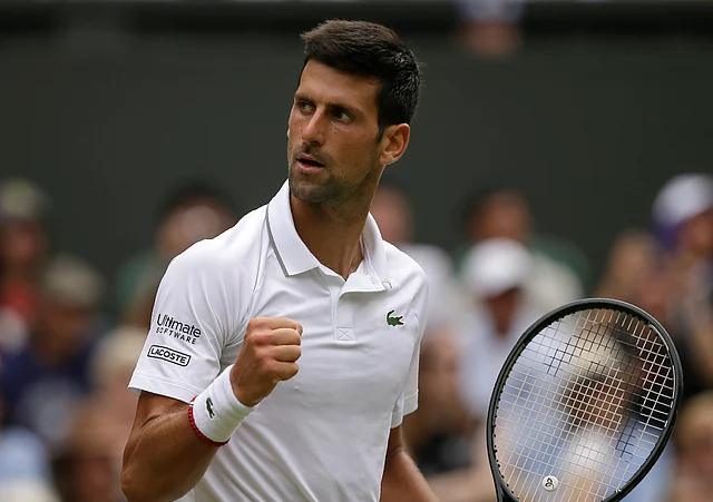 Novak Djokovic used a 10-game run to transform what was shaping up as an even, entertaining quarterfinal into a lopsided romp.