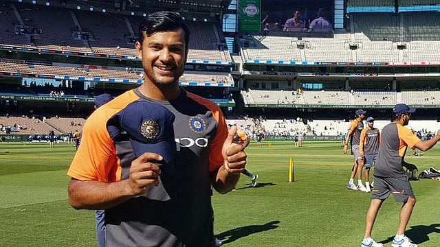 Mayank was roped in the Indian World Cup squad as a backup opener for KL Rahul.