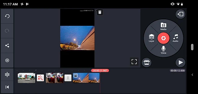 Kinemaster supports up to 4K video editing on high end devices.