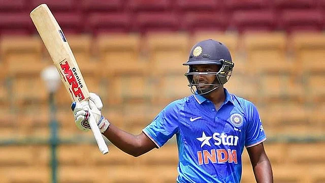 Samson made his international debut for India back in 2015. 