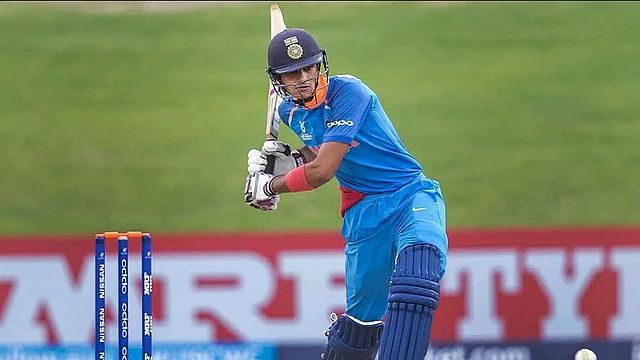 Gill scored 418 runs from seven matches in the Vijay Hazare trophy at an average almost touching 60.