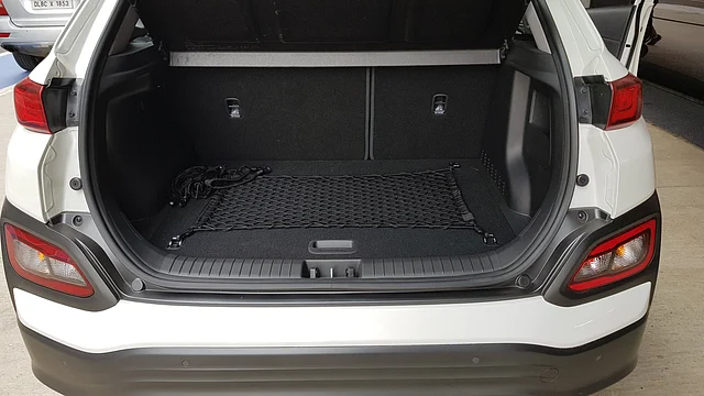 The Hyundai Kona comes with a 361-litre boot. 