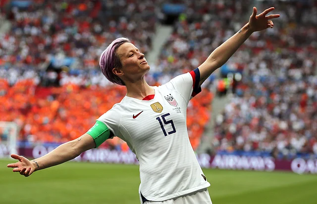 Rapinoe chose not to confront Infantino on the field.