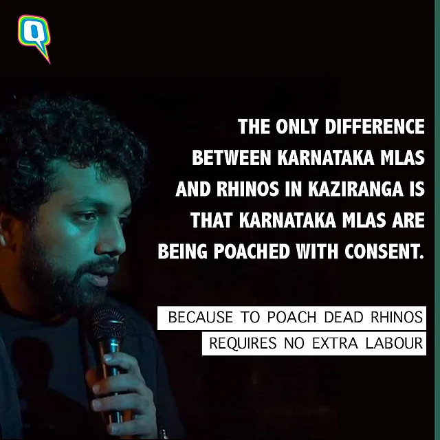 Still from Comedian Abhineet Mishra’s video