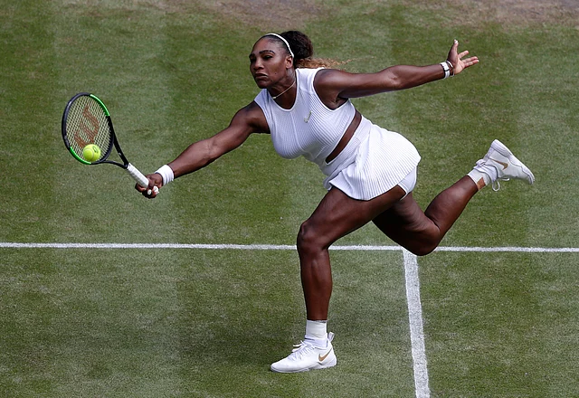 Serena Williams made it look easy in the Wimbledon semifinals.