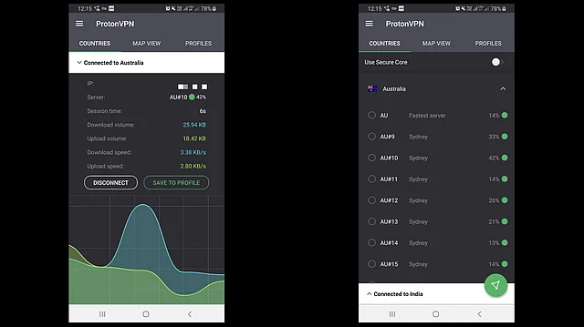 ProtonVPN emphasizes the use of Secure Core connection which makes it safer than other VPN services.