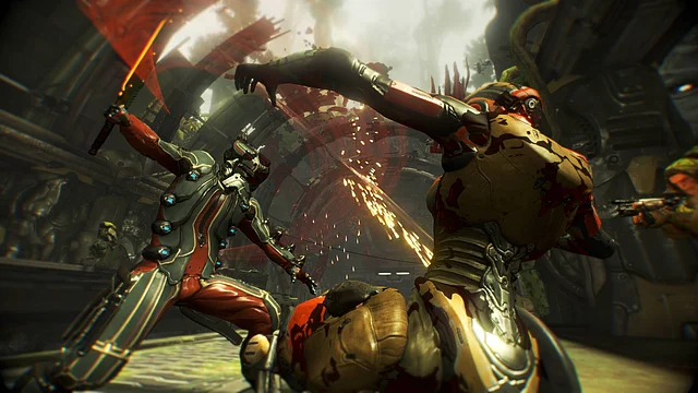 Warframe has one of the most stunning graphics for a free third-person shooting game.