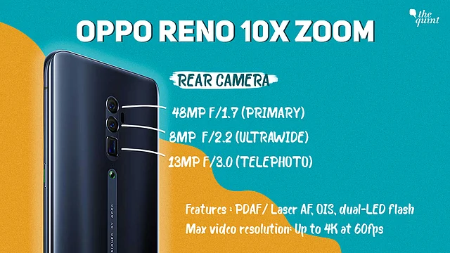 Oppo Reno 10x Zoom camera specifications
