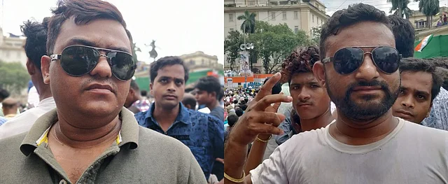 Nazrul Baidya and Bablu Gayne, TMC workers from Bhangar in South 24 Parganas.