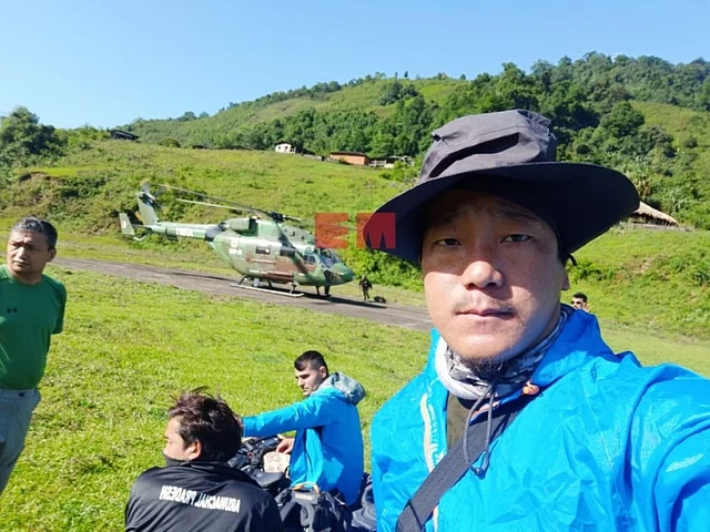 On 11 June, Taka Tamut boarded an MI-17 helicopter which also had IAF officers and personnel on board from Gasheng.