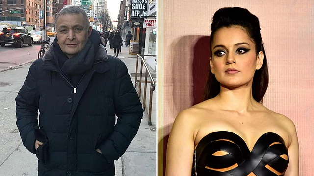 Rishi Kapoor (L), Kangana Ranaut (R).