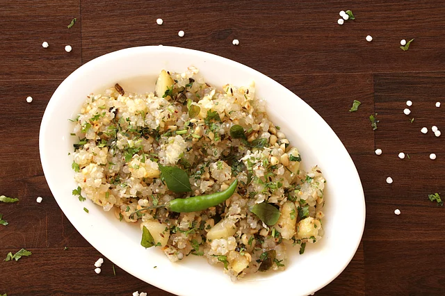 Sabudana Khichadi is equally tasty and filling for a dish to eat during fasts.