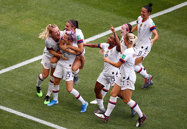 Rapinoe will be hoping players aren’t still fighting over pay by then.
