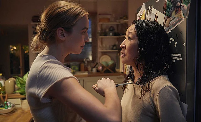 Villanelle and Eve in <i>Killing Eve </i>Season 1.