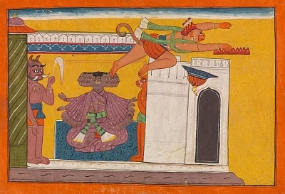 Rama and Sita Enthroned.