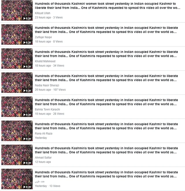 The video is viral on Facebook.