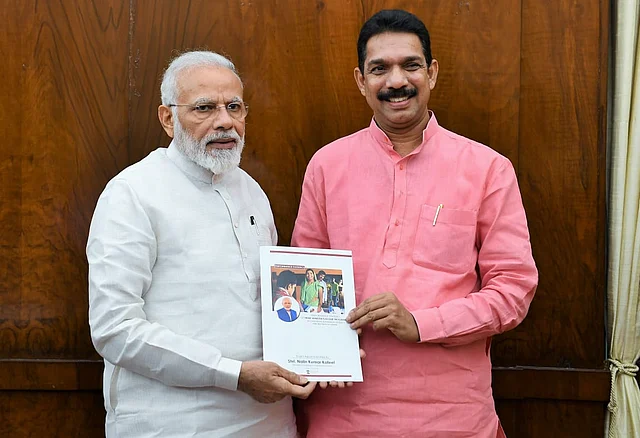 Nalin Kumar Kateel with PM Modi