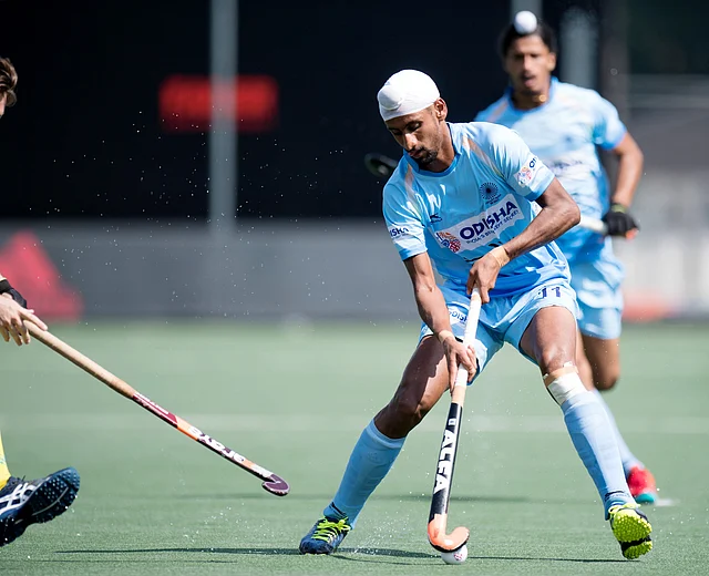 Mandeep Singh netted three goals for the Indian men’s hockey team in their Olympic Test Event match against Japan.