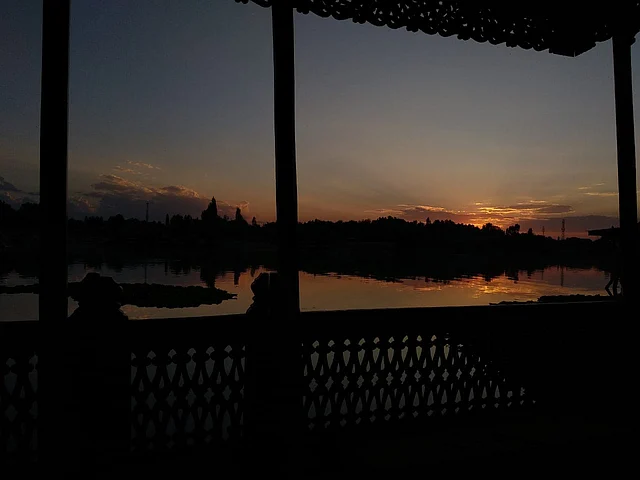 Calm before the storm in Kashmir. 