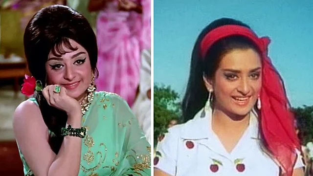 Saira Banu in <i>Padosan</i>.