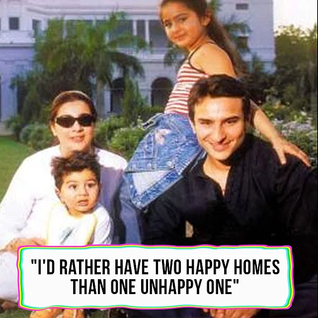 Saif and Amrita got divorced in 2004. 