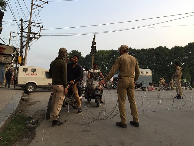 Vigilant checks being done by the police in many places. 