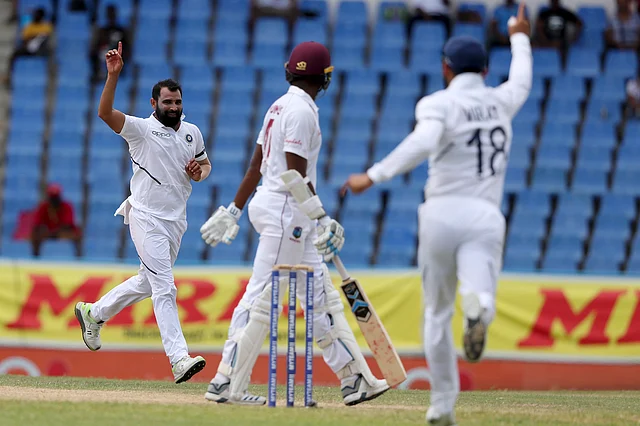 Mohammed Shami (2/48) and left-arm spinner Ravindra Jadeja (2/64) scalped two wickets a piece.