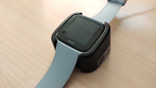 The Fitbit Versa comes with a clip-on charger in the box.