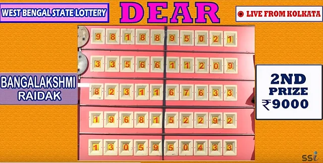 Second prize winner of the lottery.