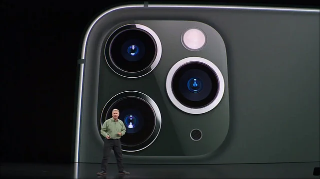 Phil Schiller announcing the iPhone 11 Pro series.