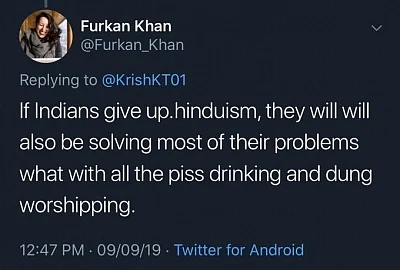 Caption: NPR journalist Furkan Khan had posted a blatantly Hindu-phobic tweet. Now, NPR, her employer says she has resigned. In fact, she was asked to.