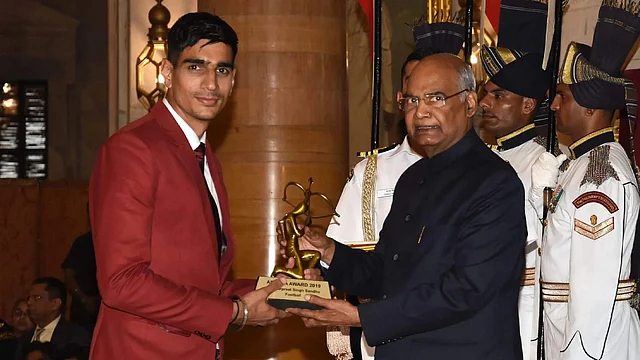 Gurpreet became the 26th footballer to receive the Arjuna Award.